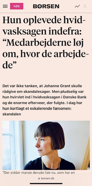 Hun oplevede hvidvasksagen indefra: “Medarbejderne løj om, hvor de arbejdede