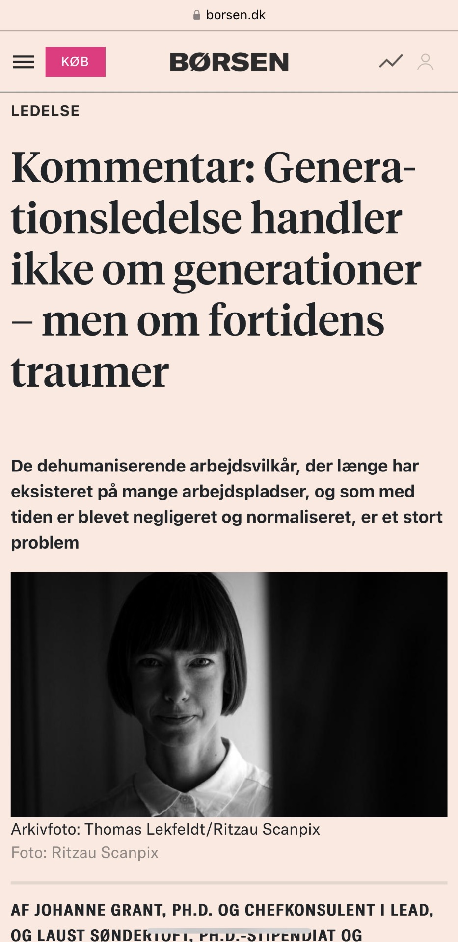 Kommentar: Generationsledelse handler ikke om generationer – men om fortidens traumer