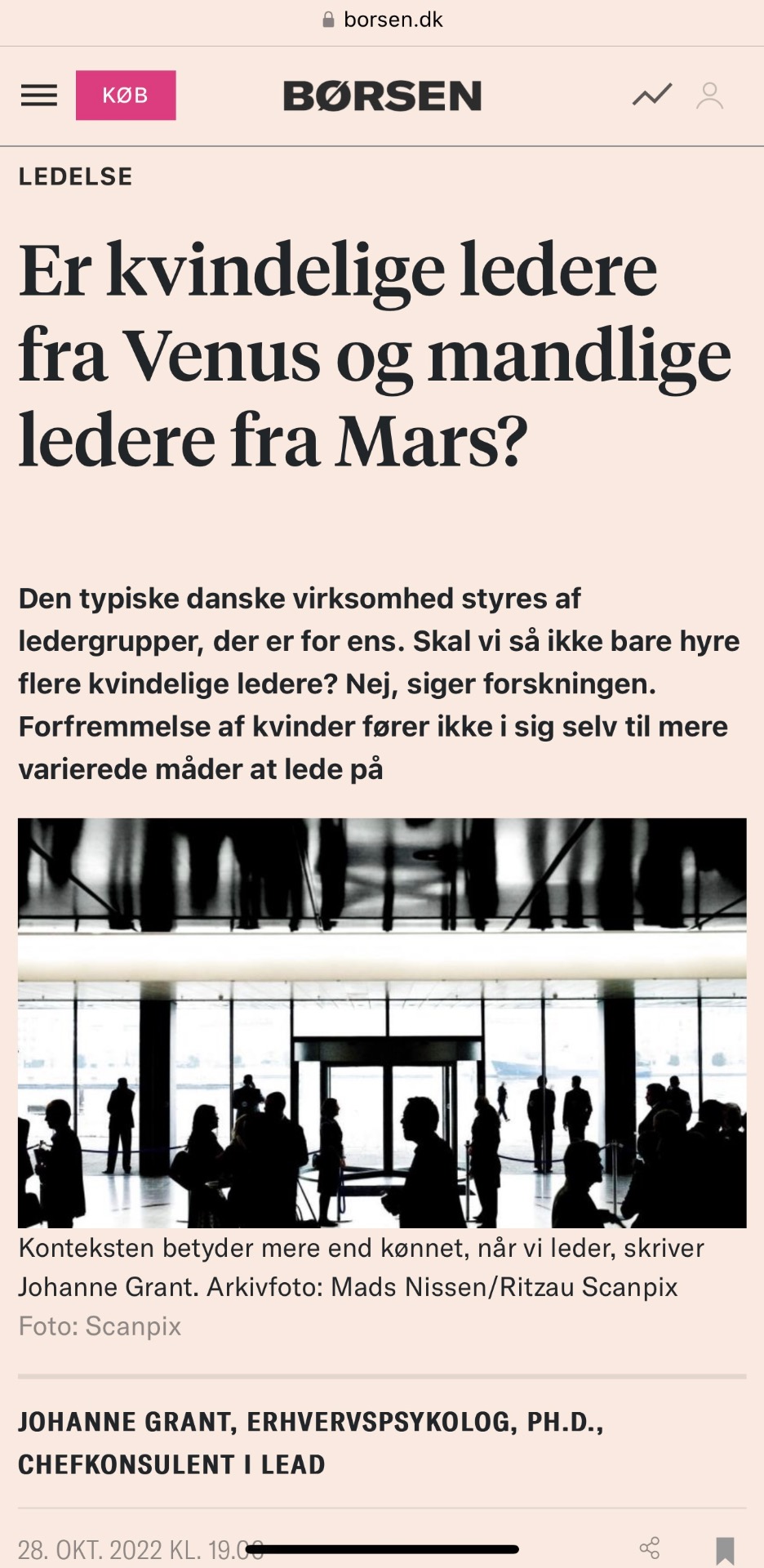 Er kvindelige ledere fra Venus og mandlige ledere fra Mars?